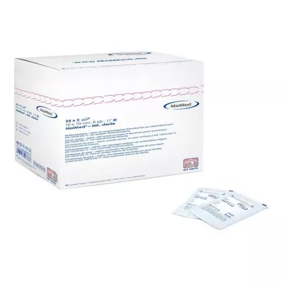 Gaaskompressen 10x10cm 8-voudig, 25x2 stuks