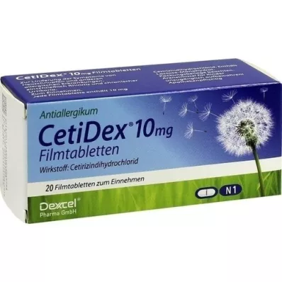CETIDEX 10 mg filmomhulde tabletten, 20 stuks