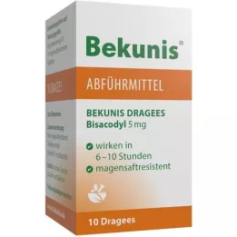 BEKUNIS Bisacodyl 5 mg maagsaptabletten, 10 stuks