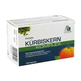 KÜRBISKERN KOMPLEX Capsules, 140 stuks
