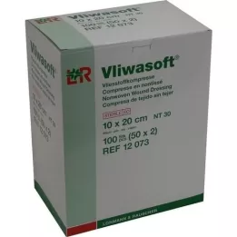 VLIWASOFT Vlieskompressen 10x20 cm steriel 6l., 50X2 st