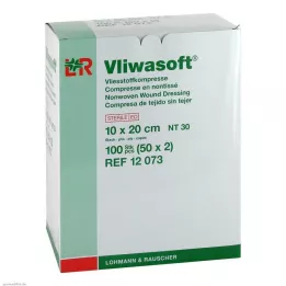 VLIWASOFT Vlieskompressen 10x20 cm steriel 6l., 50X2 st
