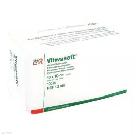 VLIWASOFT Niet-geweven kompressen 10x10 cm niet-steriel 6l., 100 st
