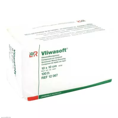 VLIWASOFT Niet-geweven kompressen 10x10 cm niet-steriel 6l., 100 st VLIWASOFT Niet-geweven kompressen 10x10 cm niet-steriel 6l., 100 st
