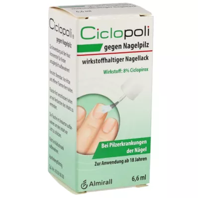 CICLOPOLI tegen schimmelnagels actief ingrediënt nagellak, 6.6 ml