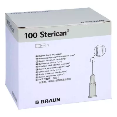 STERICAN Naalden 27 G 0,4x25 mm stomp, 100 stuks
