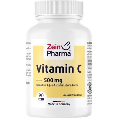 VITAMIN C 500 mg capsules, 90 st