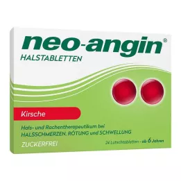 NEO-ANGIN Keelpastilles kers, 24 stuks