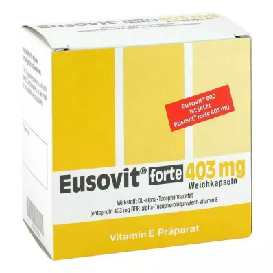 Eusovit forte 403 mg zachte capsules, 100 stuks Eusovit forte 403 mg zachte capsules, 100 stuks