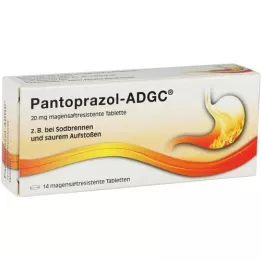 PANTOPRAZOL ADGC 20 mg enterische tabletten, 14 stuks