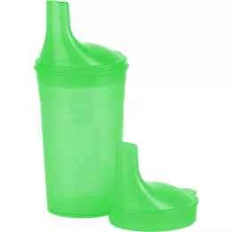 EINNEHMEBECHER zonder handvat w.2 deksels 4+12mm groen, 1 st