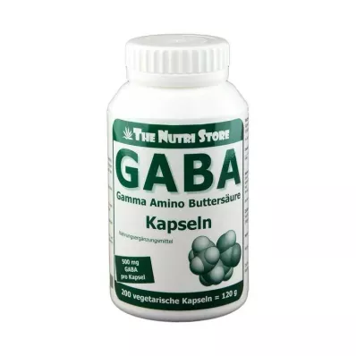 Gaba 500 mg vegetarische capsules, 200 st Gaba 500 mg vegetarische capsules, 200 st