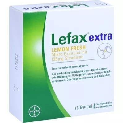 LEFAX extra Lemon Fresh Micro Granules, 16 stuks