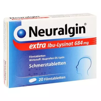 NEURALGIN extra Ibu lysinaat filmomhulde tabletten, 20 stuks