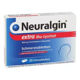NEURALGIN extra Ibu lysinaat filmomhulde tabletten, 20 stuks