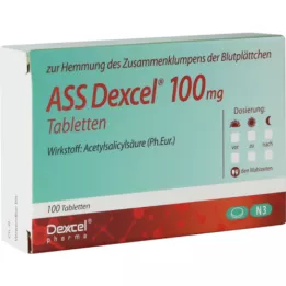 ASS Dexcel 100 mg tabletten, 100 stuks