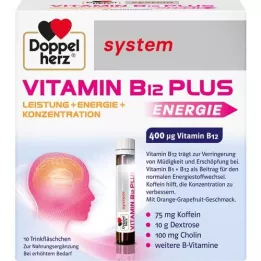 DOPPELHERZ Vitamine B12 Plus systeem drinkampullen, 10X25 ml