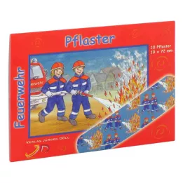 KINDERPFLASTER Brandweerbrief, 10 stuks