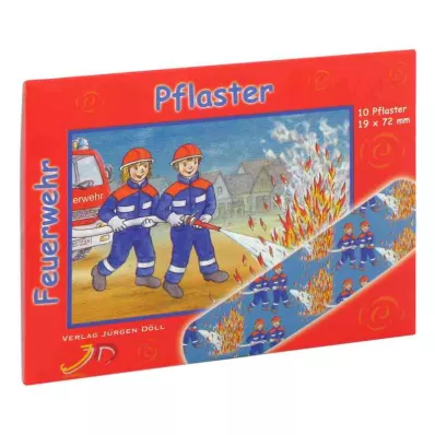 Kindergips brandweerletters (10 stuks)