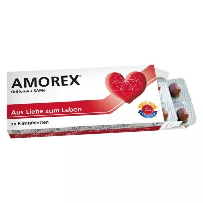 AMOREX voor liefdesverdriet en scheidingstabletten, 20 stuks