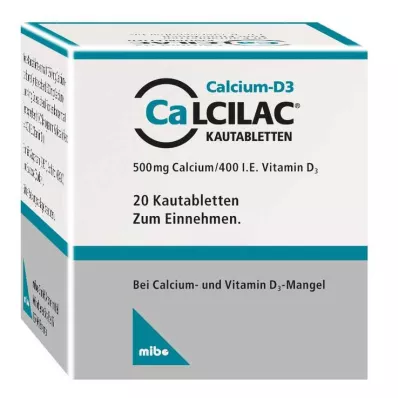 CALCILAC Kauwtabletten, 20 stuks