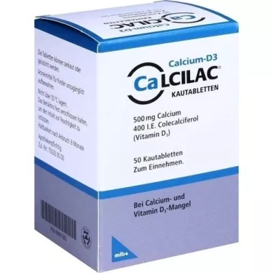 CALCILAC Kauwtabletten, 50 stuks