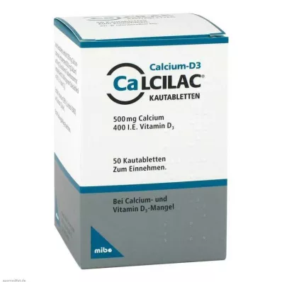 CALCILAC Kauwtabletten, 50 stuks