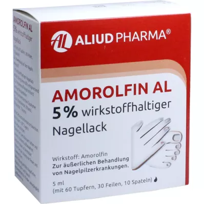 AMOROLFIN AL 5% werkzame stof nagellak, 5 ml