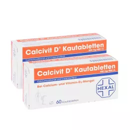 Calcivit D kauwtabletten 600 mg/400 internationale eenheden (120 stuks)