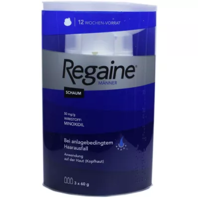 REGAINE Herenschuim 50 mg/g, 3X60 ml