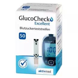 GLUCOCHECK Uitstekende teststrips, 50 stuks