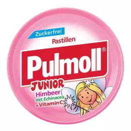 PULMOLL Junior Bonb.Framboos w.Echinacea+Vit.C zf, 50 g
