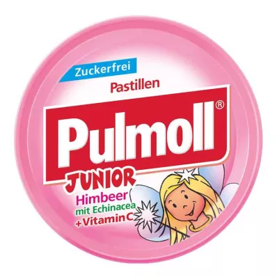 PULMOLL Junior Bonb.Framboos w.Echinacea+Vit.C zf, 50 g PULMOLL Junior Bonb.Framboos w.Echinacea+Vit.C zf, 50 g