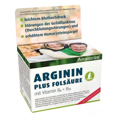 Arginine Plus Foliumzuurcapsules, 120 stuks