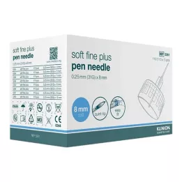 KLINION Zachte fijne plus pennaalden 0,25x8 mm 31 G, 110 stuks