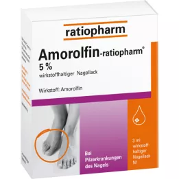 AMOROLFIN-ratiopharm 5% werkzame stof nagellak, 3 ml