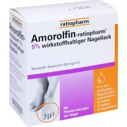 AMOROLFIN-ratiopharm 5% nagellak met werkzame stof, 5 ml