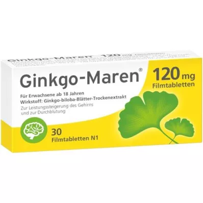 GINKGO-MAREN 120 mg filmomhulde tabletten, 30 stuks