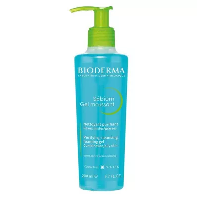 BIODERMA Sebium Gel Moussant Reinigingsgel, 200 ml BIODERMA Sebium Gel Moussant Reinigingsgel, 200 ml