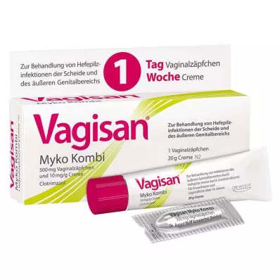 VAGISAN Myko Kombi 1-daagse therapie, 1 P VAGISAN Myko Kombi 1-daagse therapie, 1 P