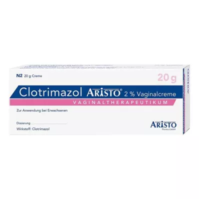 CLOTRIMAZOL ARISTO 2% vaginale crème + 3 applic., 20 g CLOTRIMAZOL ARISTO 2% vaginale crème + 3 applic., 20 g