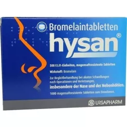 BROMELAIN TABLETTEN hysan tabletten met enterische laag, 100 st