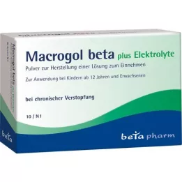 MACROGOL beta plus elektrolyten Plv.z.H.e.L.z.Einn., 10 st