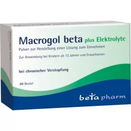 MACROGOL beta plus elektrolyten Plv.z.H.e.L.z.Einn., 20 st