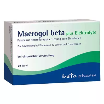 MACROGOL beta plus elektrolyten Plv.z.H.e.L.z.Einn., 20 st