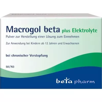 MACROGOL beta plus elektrolyten Plv.z.H.e.L.z.Einn., 50 st