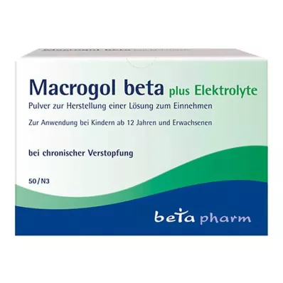 MACROGOL beta plus elektrolyten Plv.z.H.e.L.z.Einn., 50 st