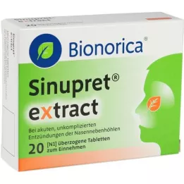 SINUPRET extractomhulde tabletten, 20 stuks