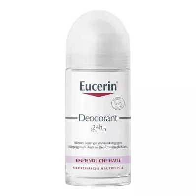 Eucerin Deodorant Gevoelige Huid 24u Roll-on, 50 ml