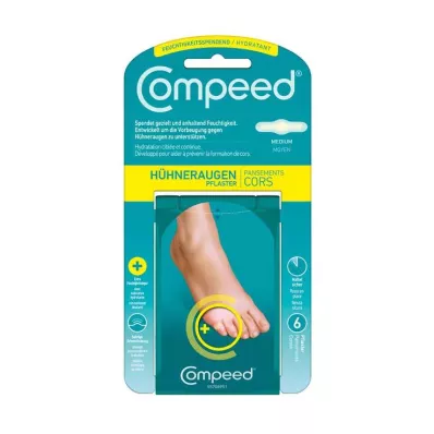 Compeed® Maïspleisters Medium Hydraterend, 6 st Compeed® Maïspleisters Medium Hydraterend, 6 st